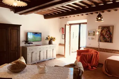 Image de Podere \"Fontemigliari\" B. Salon - Salle De Bains - Cuisine - Chambre - 4 Personnes -