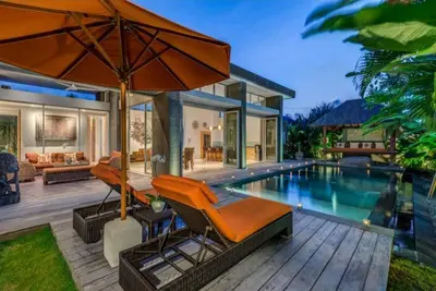 Image de Villa moderne de 3 chambres à Seminyak près de la plage, luxe