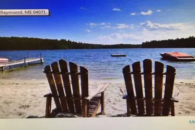 Image de Crescent Lake - Raymond, Maine - Au bord du lac avec Sandy Beach