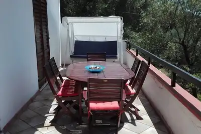 Image de Villa Cecilia/app. 2: dans villa avec jardin et à 2 minutes des plage du Cilento.
