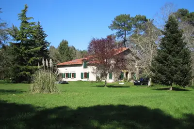 Image de Maison forestière (120 m2) en pleine nature dans une grande clairière au bord du lac, Gascogne