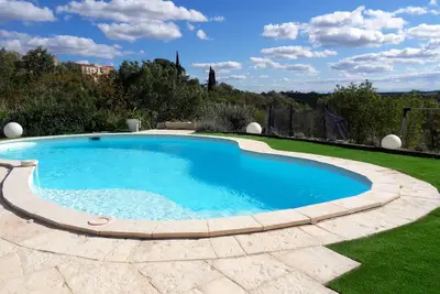 Superbe Villa Piscine Calme Vue Imprenable 9 pers