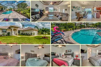 Image de Nouveau! Villa avec piscine, 2-8 personnes, 4 chambres / 3 bains à Bonita Springs