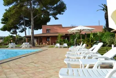 Image de Sicile - Suite Palma nana avec splendide piscine extérieure et un jacuzzi - Casale Abate