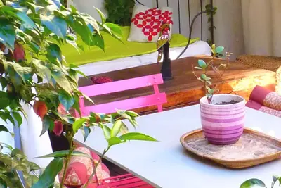 Image de A bohemian garden 2 steps from the beaches, in the heart of Mourillon