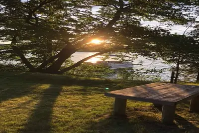 Image de Paradis de l'île isolée sur Long Lake