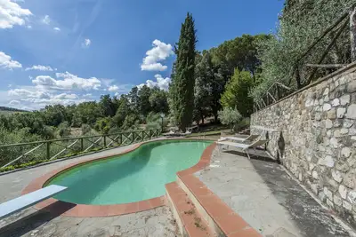 Image de Villa ancienne dans le Chianti avec piscine
