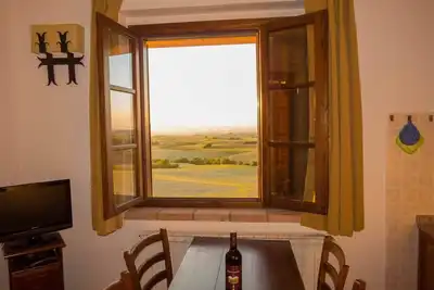 Image de Appartement dans maison mitoyenne, terrasse et vue panoramique, 2 pièces, 4pers
