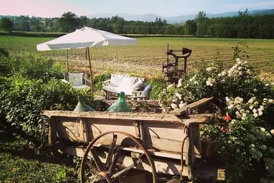 Image de farmahouse typique en Toscane, « Molino et Tabaccaia »