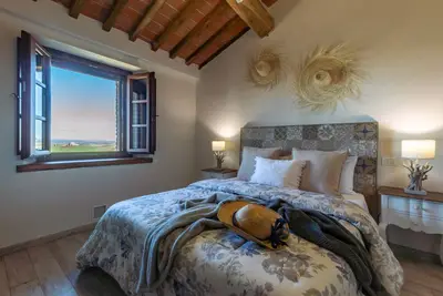 Image de Appartement \"Tournesol\" avec vue sur Sienne