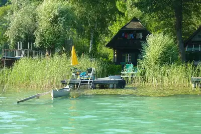 Image de Maison en bois pittoresque sur les rives du lac Wörthersee pour 6 personnes