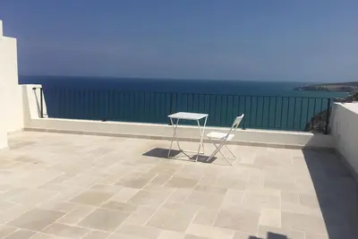Image de Terrasse spectaculaire avec vue sur la mer