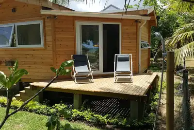 Image de Brand New Chalet moderne sur la plage de la baie de Tamarin avec une voiture gratuite fournie.