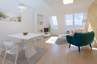 Karlskirche View Duplex Apartment près de l'Opéra d'État et de la ligne de métro # 10of10