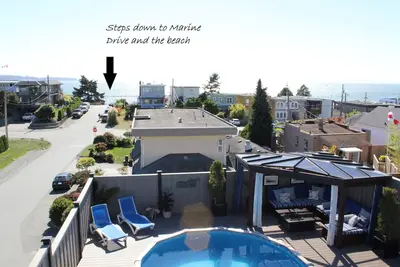 Image de Ocean View 3 chambres à coucher avec piscine! À quelques pas de la plage. Location au mois seulement.