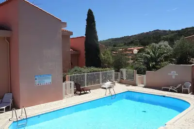 Image de Collioure: bel appartement classé ***, au calme, piscine, jardin, parking privé