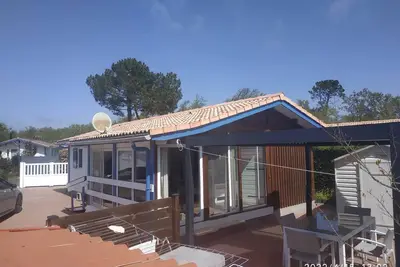 Image de chalet   tout confort, en bordure du bassin d Arcachon