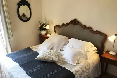 Image de Ferme avec jardins magnifiques près de Sienne, Toscane
