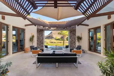 Image de Loreto Bay Golf de luxe Casa-piscine, bain à remous, voiturette de golf, nettoyage quotidien, vues