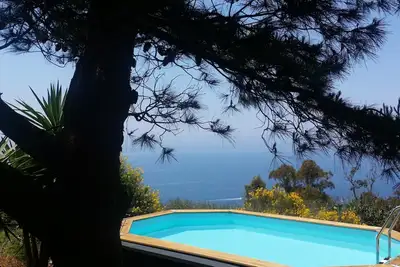 Image de casetta eoliana romantique piscine, jacuzzi et sauna, utilisation privée des hôtes
