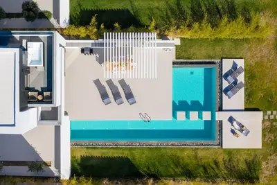 Grand Villa face à la plage d'Albatross
