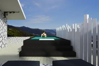 Image de 2 - Chambre Résidence avec vue sur le jardin