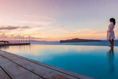 Image de Lux Villa ★ Piscine à débordement chauffée ★ 500m à la plage de Stalos ★ 6 chambres & 5 salles de bains