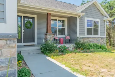 Image de Large luxueux Lakeshore Home