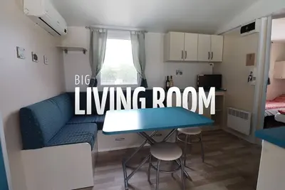 Image de Mobile home en camp privé en bord de mer