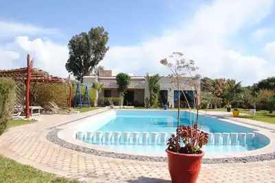Image de Essaouira, villa tout confort avec piscine, parc arboré.