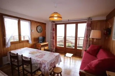 Image de Beau 2 pièces cabine 7 pers, vue sur les pistes