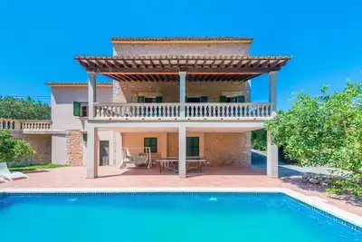 Image de Villa avec piscine et vue - Finca Can Guixe