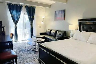 Image de Chambre d'hôtel standard au centre de Scottsdale avec piscine, bain à remous et foyer