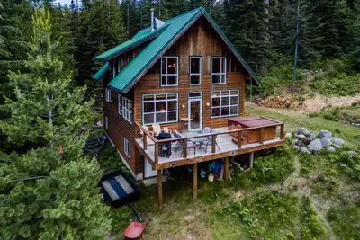 Image de Hot Tub Cool Views: Cabane Roaring Creek