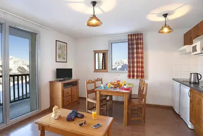 Image de Wifi, 50m des commerces, remise en forme, piscine, sauna, parking, casier à ski, 32m², Peyragudes