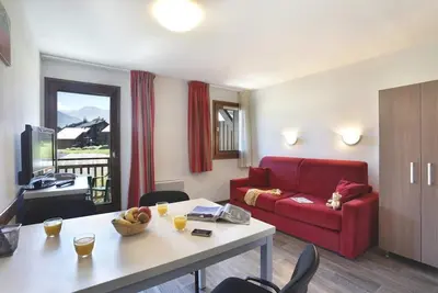 Image de Wifi, piscine, terrasse, balcon, parking, télévision, casier à ski, 36m², Morillon