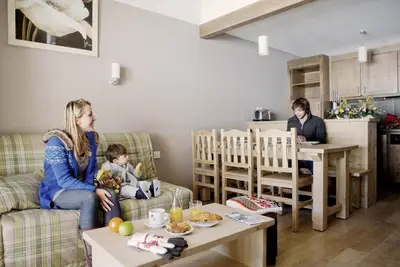 Image de Pied des pistes de ski, piscine, balcon, parking, télévision, 41-45m², La Bresse