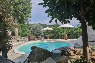 Image de Maison de charme avec piscine et vue exceptionnelle