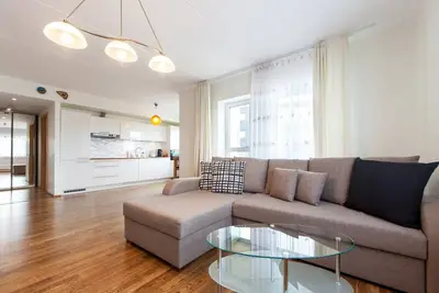 Image de City Centre Mardi st. appartement avec balcon et parking gratuit.