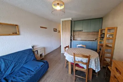 Image de Studio 4 pers, pied des pistes, vue montagne