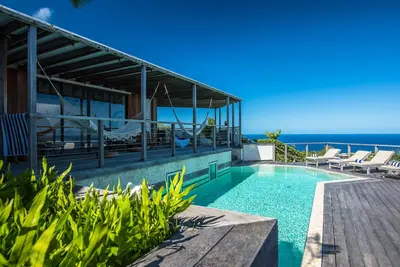 Image de Vues sur l'océan, piscine lagon, hamac, transats, terrasse, Wifi gratuit