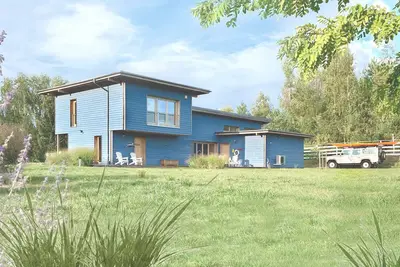 Image de Blue Lakehouse pour 10 personnes (Ă€ 50 m du lac)