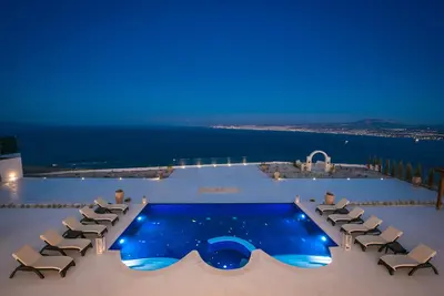 Image de Villa Santorini Villa de 6 chambres à Agia Pelagia
