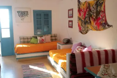Image de Belle maison avec vue sur la mer sur les côtes crétoises!