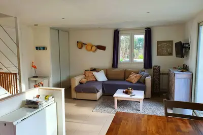 Image de Logement 2-4 Pers Cosy avec Spa à 900 m de la plage, jardin privé