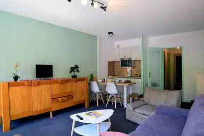 Image de Studio au cœur des pistes - 6 pers, balcon, garage fermé