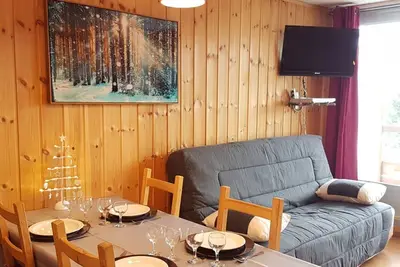 Image de Studio au pied des pistes avec balcon - 4 pers
