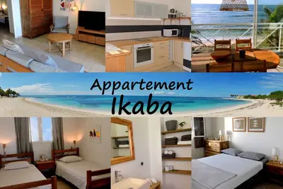 Image de Appartement sur la plage avec vue à 180° sur la mer des Caraïbes et piscines