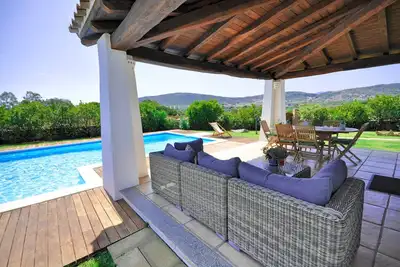 Image de Villa Capannizza avec piscine privée, à 600 mètres de la plage, A / C, Wifi gratuit