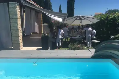 Image de Villa individuelle clos avec jardin, piscine privé et terrain de pétanque